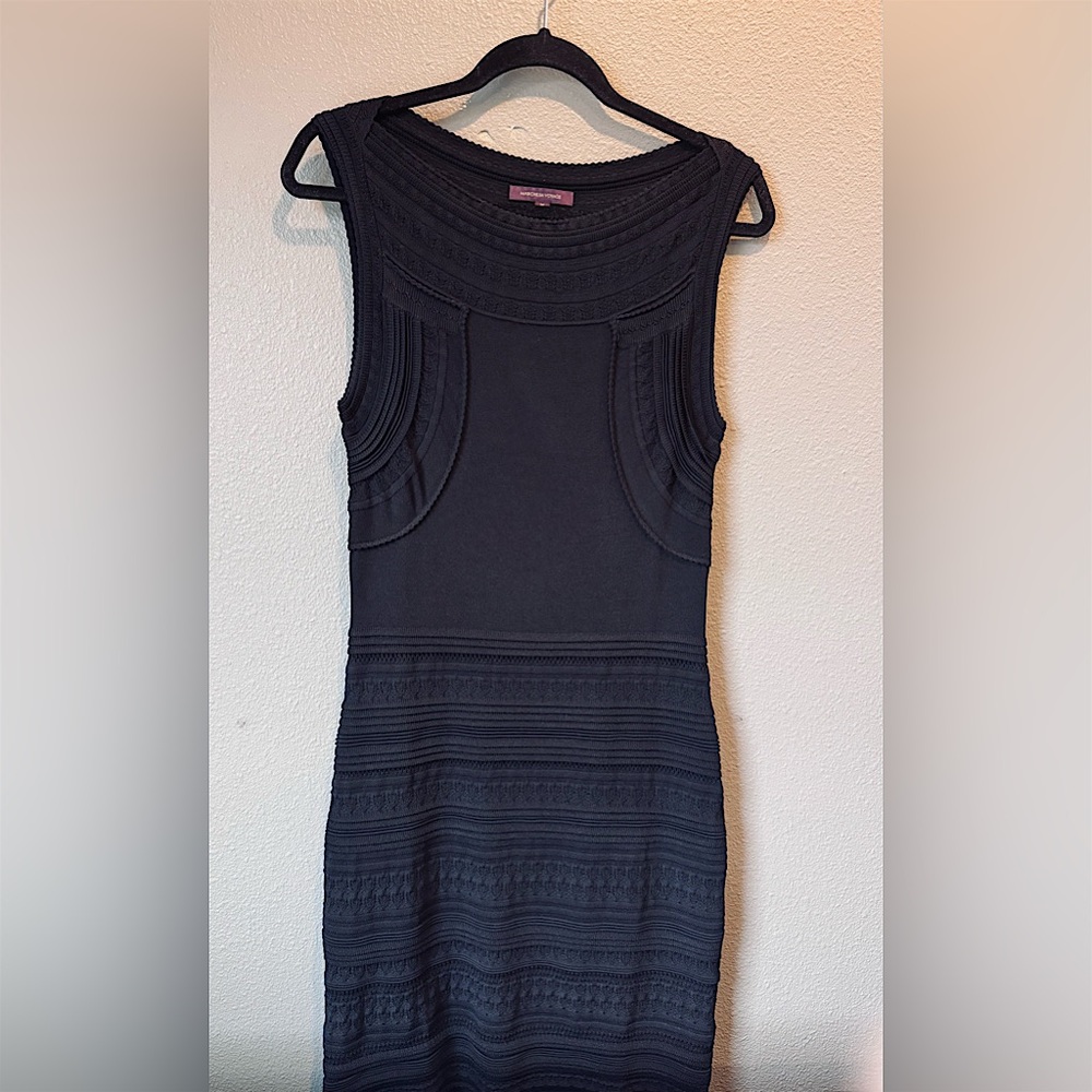 Marchesa Voyage Elegant Black Sleeveless Dress